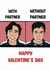 Funny Valentine’s Day Card - Squid Game - With And Without Partner created by Doublea