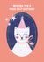 Cute Birthday Card - Purr-fect Cat created by Melissa Donne