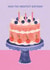 Pretty Birthday Card - Fruit Cake created by Melissa Donne
