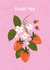 Cute Thank You Card - Strawberries - Flowers created by Melissa Donne