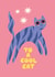 Cute Birthday Card - Cool Cat created by Melissa Donne