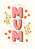 Pretty Mother's Day Card - Floral Typography created by Abbie Imagine