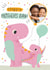Cute Mother's Day Card - Pink Dinosaurs created by Hollie McManus Illustration