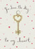 Classic Valentine's Day Card - You Have The Key To My Heart - Hearts created by Love Lucy Illustration