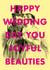Modern Wedding Card - Joyful Beauties - Vintage Image created by OBJECTABLES