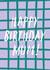 Classic Birthday Card - For Mum - Grid Pattern created by Zoe Spry