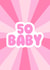 Cute Birthday Card - 50th - 50 Baby created by GawjusCards