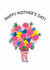 Cute Mother's Day Card - Flowers - Bouquet created by Paper Heart Designs
