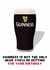 Cheeky Birthday Card - Guinness - Head created by Pink Peach Cards