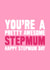 Modern Mother's Day Card - Pretty Awesome Stepmum - Happy Stepmum Day created by Naughty Nice