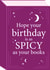 Spicy Book Lover Birthday Card – Funny BookTok Romance Reader Card created by Tiger Feet Creations