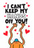 Funny Mr Tickle Valentines Card Card for Girlfriend, Boyfriend, Husband, Wife created by Mr. Men