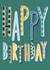 Fun Birthday Card - For Him - Modern Contemporary Typography created by Laura Darrington Design Ltd.