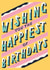 Modern Contemporary Birthday Card - For Her - Happiest of Birthdays created by Laura Darrington Design Ltd.