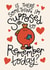 Funny Valentine’s Day/Anniversary Card - Mr. Wrong - Mr. Men created by Mr. Men