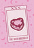 30th Birthday Heart Cake - Tarot Card - Pink Pastel Cute created by Keely Graham