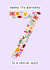 Cute Birthday Card - For Niece - 7th created by Macie Dot Doodles