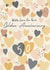 Classic Anniversary Card - 50th - Golden - Hearts created by Laura Darrington Design Ltd.
