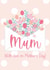 Pretty floral card for Mother's day created by Blue Butterfly Paperie