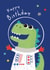 Cute Birthday Card - Dinosaur Astronaut created by Laura Darrington Design Ltd.