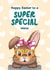 Cute Easter Card - Special Niece - Bunny created by Bev O'Connor || @oconnordesign