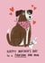 Cute Mother's Day Card - From the Dog - Pawsome Dog Mum created by Alice Mole Illustration