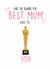 Funny Oscars Mother Day Card | Best Mum Award | Tv | For Her | Mummy created by Delicate Point of View