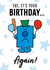 Fun Birthday Card - Mr. Grumpy - Mr. Men created by Mr. Men