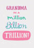 Classic Mother's Day Card - Million Billion Trillion created by Pencilface
