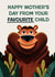 Cute Mother's Day Card - From Your Favourite Child - Bear created by Folio | Ian Owen