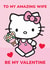 Cute Hello Kitty Valentine’s Day Card For Wife - Be My Valentine created by Danilo