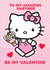Cute Hello Kitty Valentine’s Day Card For Partner - Be My Valentine created by Danilo