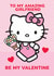 Cute Hello Kitty Valentine’s Day Card For Girlfriend - Be My Valentine created by Danilo
