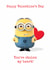 Cute Minions Valentine’s Day Card– ‘You’ve Stolen My Heart’ created by Danilo