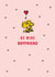 Cute Be Mine Woodstock Valentine's Day Card – For Boyfriend – Peanuts – Snoopy created by Danilo