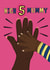 Cute Mother's Day Card - High Five Mummy created by Giddy Kipper