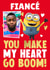Personalised Minions Valentine's Day Photo Card for Fiancé - Boom! created by Danilo