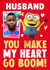 Personalised Minions Valentine's Day Photo Card for Husband - Boom! created by Danilo