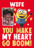 Personalised Minions Valentine's Day Photo Card for Wife - Boom! created by Danilo