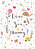 Classic Mother's Day Card - Love You Mummy - Illustrations created by Love Lucy Illustration