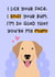 Cute Mother's Day Card - From The Dog - Golden Retriever created by Joanne Hawker