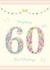 Pretty 60th Birthday Card for her created by Rankidoodle