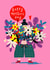 Pretty Mother's Day Card - Flowers - Balloon created by NICHOLA COWDERY ILLUSTRATIONS 