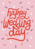 Classic Wedding Card - Happy Wedding Day created by Christine Cuddihy Illustration