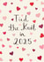 Classic Wedding Card - Tied The Knot - 2025 created by Love Lucy Illustration