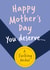 Funny Mother's Day Card - You Deserve a Fucking Medal created by Paper Plane