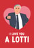 Funny Valentine's Day/Anniversary Card - Carlo Ancelotti - Pun created by The Cake Thief