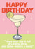 Arty Birthday Card - Margarita created by Jon Downer