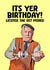 Funny Birthday card for friends - Jack Jarvis - license to get pished created by Bonnie Banter