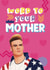 Funny Mother's Day Card - Vanilla Ice - Word To Your Mother created by Giddy Kipper